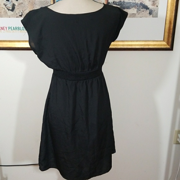 Sharon Couture black dress embroidered detail. S - Picture 5 of 8